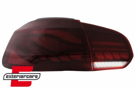 OLED Full LED stražnja svjetla SEQ žmigavci (crvena) / VW Golf 6 VI (2008-2013), TLVWG6LED
