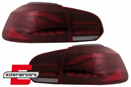 OLED Full LED stražnja svjetla SEQ žmigavci (crvena) / VW Golf 6 VI (2008-2013), TLVWG6LED