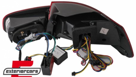 OLED Full LED stražnja svjetla SEQ žmigavci (crvena) / VW Golf 6 VI (2008-2013), TLVWG6LED