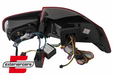 OLED Full LED stražnja svjetla SEQ žmigavci (crvena) / VW Golf 6 VI (2008-2013), TLVWG6LED