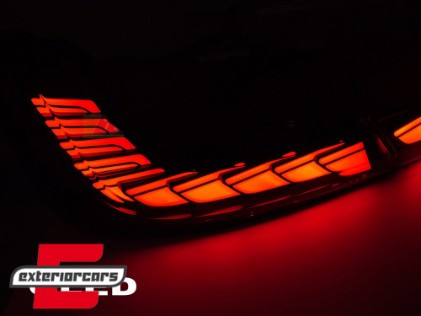 OLED full LED stražnja svjetla SEQ žmigavci (smoke) / BMW serije 3 G20 G28 M3 G80 limuzina (2018-2022), LDBML4