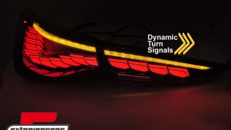 OLED full LED stražnja svjetla SEQ žmigavci (smoke) / BMW serije 4 G22 G23 (2020-), LDBMM0