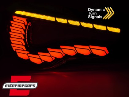 OLED Full LED stražnja svjetla SEQ žmigavci (smoke) / Toyota GT86 (2012-2021), LDTO50