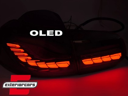 OLED Full LED stražnja svjetla SEQ žmigavci (smoke) / VW Golf 6 VI (2008-2013), LDVWU9