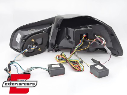 OLED Full LED stražnja svjetla SEQ žmigavci (smoke) / VW Golf 6 VI (2008-2013), LDVWU9