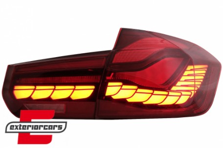 OLED stražnja svjetla SEQ žmigavci (crvena) / BMW serije 3 F30 F35 F80 (2011-2019), LDBMK9