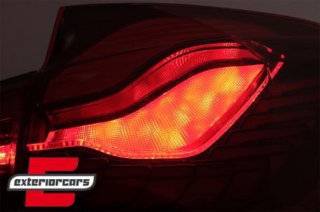 OLED stražnja svjetla SEQ žmigavci (crvena) / BMW serije 3 F30 F35 F80 (2011-2019), LDBMK9