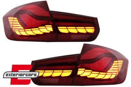 OLED stražnja svjetla SEQ žmigavci (crvena) / BMW serije 3 F30 F35 F80 (2011-2019), LDBMK9
