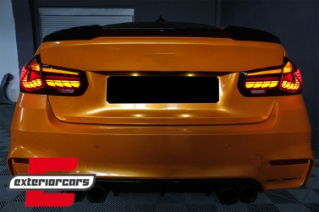 OLED stražnja svjetla SEQ žmigavci (crvena) / BMW serije 3 F30 F35 F80 (2011-2019), LDBMK9