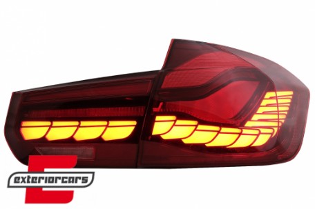 OLED stražnja svjetla SEQ žmigavci (crvena) / BMW serije 3 F30 F35 F80 (2011-2019), LDBMK9