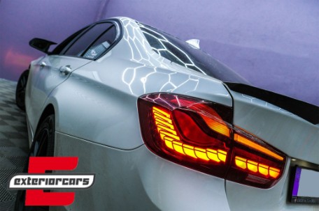 OLED stražnja svjetla SEQ žmigavci (crvena) / BMW serije 3 F30 F35 F80 (2011-2019), LDBMK9