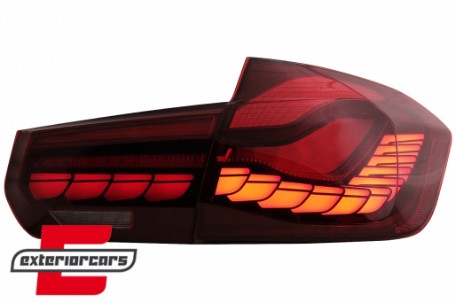 OLED stražnja svjetla SEQ žmigavci (crvena) / BMW serije 3 F30 F35 F80 (2011-2019), LDBMK9
