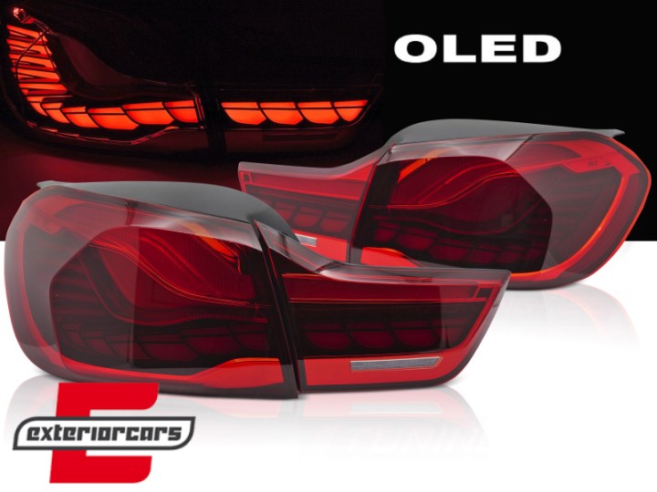 OLED stražnja svjetla SEQ žmigavci (crvena) / BMW serije 4 F32 F33 F36 M4 F82 F83 (2013-03.2019), LDBML7