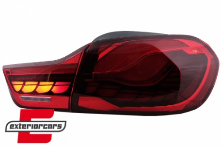OLED stražnja svjetla SEQ žmigavci (crvena) / BMW serije 4 F32 F33 F36 M4 F82 F83 (2013-03.2019), LDBML7