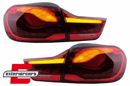 OLED stražnja svjetla SEQ žmigavci (crvena) / BMW serije 4 F32 F33 F36 M4 F82 F83 (2013-03.2019), LDBML7