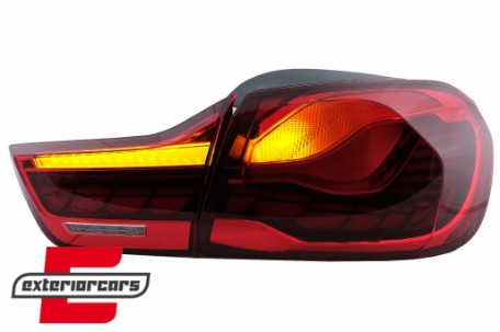 OLED stražnja svjetla SEQ žmigavci (crvena) / BMW serije 4 F32 F33 F36 M4 F82 F83 (2013-03.2019), LDBML7