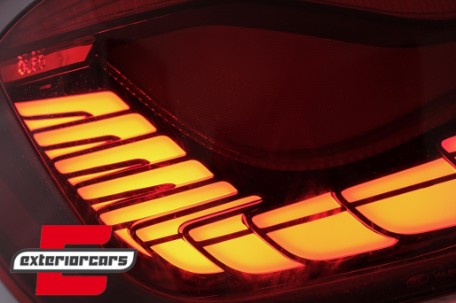 OLED stražnja svjetla SEQ žmigavci (crvena/kristal) / BMW serije 5 F10 (2011-2017), LDBMK5