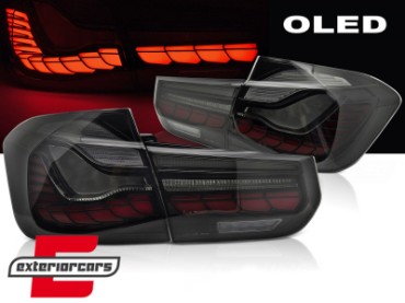 OLED stražnja svjetla SEQ žmigavci (smoke) / BMW serije 3 F30 F35 F80 (2011-2019), LDBML0