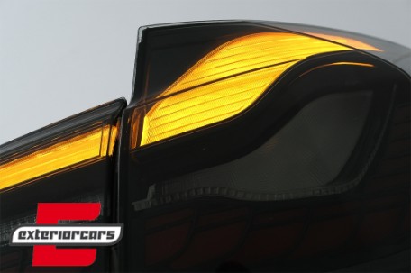 OLED stražnja svjetla SEQ žmigavci (smoke) / BMW serije 3 F30 F35 F80 (2011-2019), LDBML0