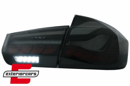 OLED stražnja svjetla SEQ žmigavci (smoke) / BMW serije 3 F30 F35 F80 (2011-2019), LDBML0