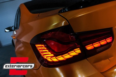 OLED stražnja svjetla SEQ žmigavci (smoke) / BMW serije 3 F30 F35 F80 (2011-2019), LDBML0