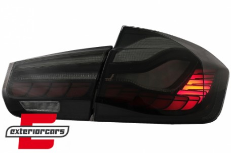 OLED stražnja svjetla SEQ žmigavci (smoke) / BMW serije 3 F30 F35 F80 (2011-2019), LDBML0