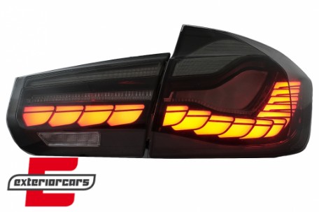 OLED stražnja svjetla SEQ žmigavci (smoke) / BMW serije 3 F30 F35 F80 (2011-2019), LDBML0
