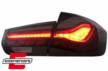 OLED stražnja svjetla SEQ žmigavci (smoke) / BMW serije 3 F30 F35 F80 (2011-2019), LDBML0