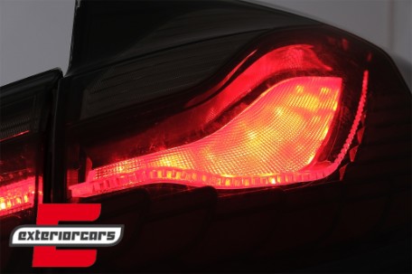 OLED stražnja svjetla SEQ žmigavci (smoke) / BMW serije 3 F30 F35 F80 (2011-2019), LDBML0