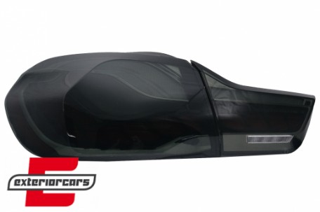 OLED stražnja svjetla SEQ žmigavci (smoke) / BMW serije 4 F32 F33 F36 M4 F82 F83 (2013-03.2019), LDBML8