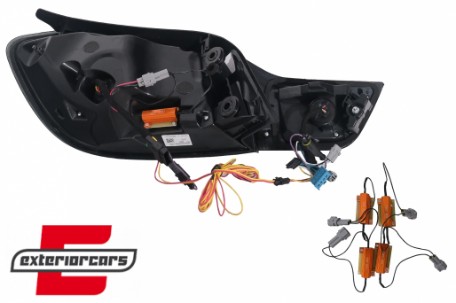 OLED stražnja svjetla SEQ žmigavci (smoke) / BMW serije 4 F32 F33 F36 M4 F82 F83 (2013-03.2019), LDBML8