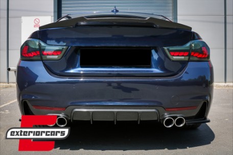 OLED stražnja svjetla SEQ žmigavci (smoke) / BMW serije 4 F32 F33 F36 M4 F82 F83 (2013-03.2019), LDBML8