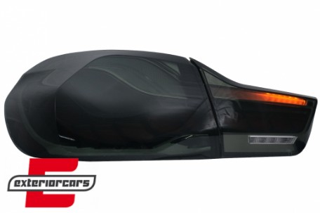 OLED stražnja svjetla SEQ žmigavci (smoke) / BMW serije 4 F32 F33 F36 M4 F82 F83 (2013-03.2019), LDBML8