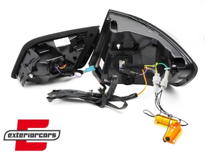 OLED stražnja svjetla SEQ žmigavci (smoke) / BMW serije 5 F10 (2011-2017), LDBMK6