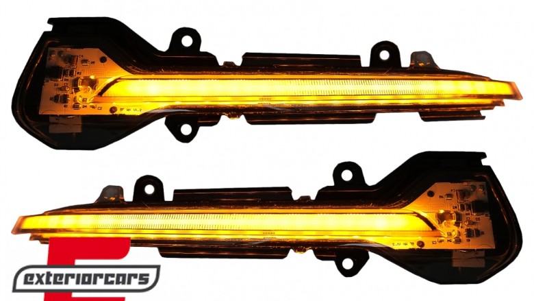 OSRAM Dinamički Full LED žmigavci retrovizora LEDriving DMI (crna) / Seat Leon 5F (2012-) Ibiza KJ (2018-) Arona KJ (2018-), LEDDMI5F0BKS
