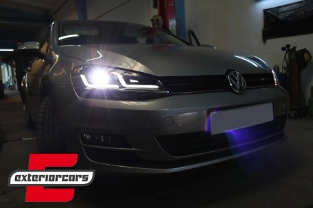 Osram full LED prednja svjetla LEDriving (chrome) / VW Golf 7 VII (2012-2017), LEDHL103-CM