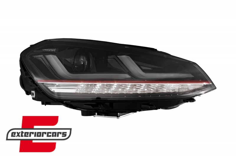 Osram full LED prednja svjetla LEDriving GTI dizajn (crvena) / VW Golf 7 VII (2012-2017), LEDHL103-GTI