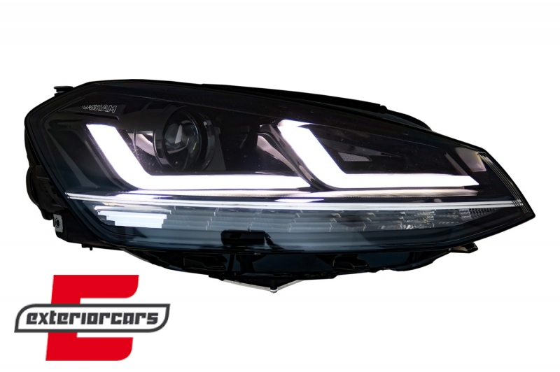 Osram Full LED prednja svjetla LEDriving LED SEQ žmigavci (chrome) / VW Golf 7 VII (2012-2017), LEDHL104-CM