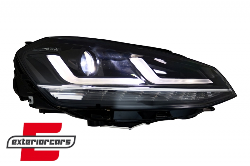 Osram Full LED prednja svjetla LEDriving LED SEQ žmigavci (chrome) / VW Golf 7 VII (2012-2017), LEDHL104-CM