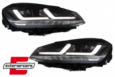 Osram Full LED prednja svjetla LEDriving LED SEQ žmigavci (crna) / VW Golf 7 VII (2012-2017), LEDHL104-BK