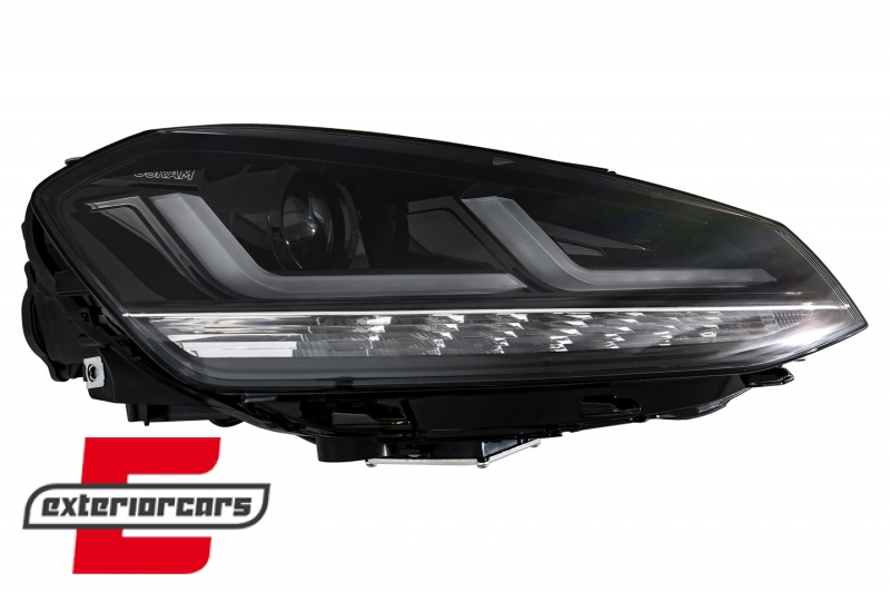 Osram Full LED prednja svjetla LEDriving LED SEQ žmigavci (crna) / VW Golf 7 VII (2012-2017), LEDHL104-BK