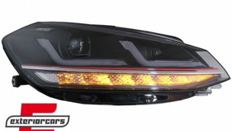 OSRAM Full LED prednja svjetla LEDriving SEQ žmigavci GTI look / VW Golf 7.5 Facelift (2017-2020), LEDHL109-GTI