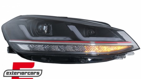 OSRAM Full LED prednja svjetla LEDriving SEQ žmigavci GTI look / VW Golf 7.5 Facelift (2017-2020), LEDHL109-GTI