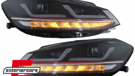OSRAM Full LED prednja svjetla LEDriving SEQ žmigavci GTI look / VW Golf 7.5 Facelift (2017-2020), LEDHL109-GTI