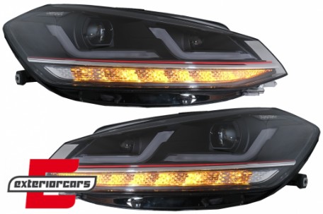 OSRAM Full LED prednja svjetla LEDriving SEQ žmigavci GTI look / VW Golf 7.5 Facelift (2017-2020), LEDHL109-GTI