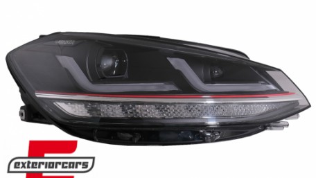OSRAM Full LED prednja svjetla LEDriving SEQ žmigavci GTI look / VW Golf 7.5 Facelift (2017-2020), LEDHL109-GTI