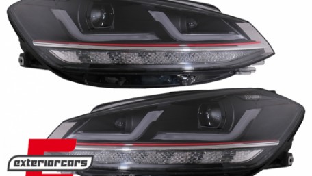 OSRAM Full LED prednja svjetla LEDriving SEQ žmigavci GTI look / VW Golf 7.5 Facelift (2017-2020), LEDHL109-GTI
