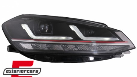 OSRAM Full LED prednja svjetla LEDriving SEQ žmigavci GTI look / VW Golf 7.5 Facelift (2017-2020), LEDHL109-GTI