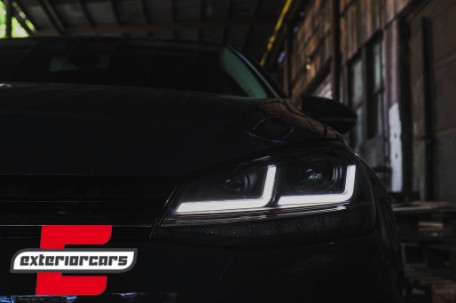 OSRAM Full LED prednja svjetla LEDriving SEQ žmigavci GTI look / VW Golf 7.5 Facelift (2017-2020), LEDHL109-GTI