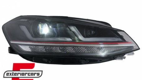 OSRAM Full LED prednja svjetla LEDriving SEQ žmigavci GTI look / VW Golf 7.5 Facelift (2017-2020), LEDHL109-GTI